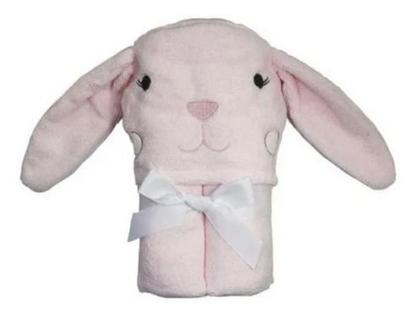 Imagem de Toalha De Banho Com Capuz Infantil Aconchego Camesa 80x100cm