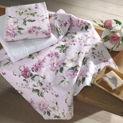 Imagem de Toalha de Banho Dohler Prisma 100% Algodão Estampada