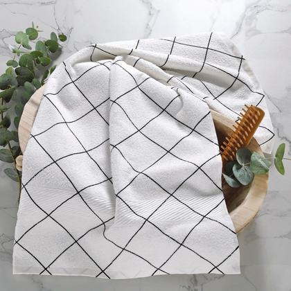 Imagem de Toalha de Banho Dohler Prisma 100% Algodão Estampada