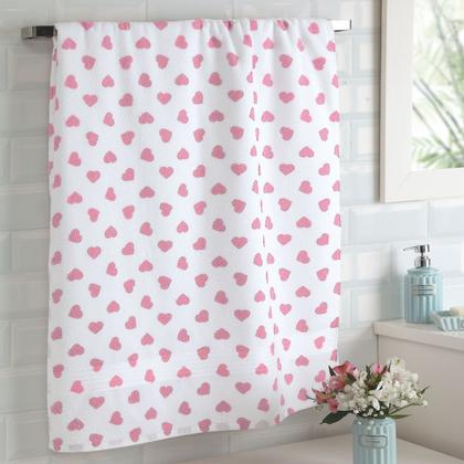 Imagem de Toalha de Banho Dohler Prisma 100% Algodão Estampada