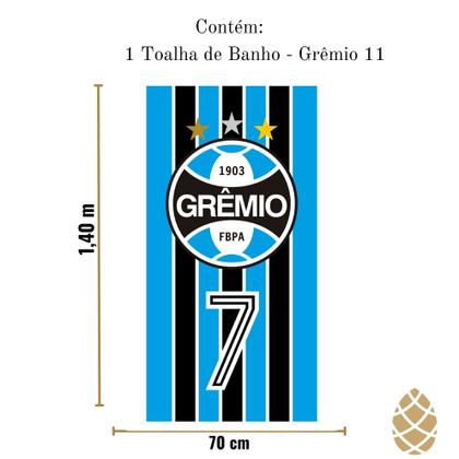 Imagem de Toalha De Banho E Praia Veludo Time Grêmio 11 Döhler