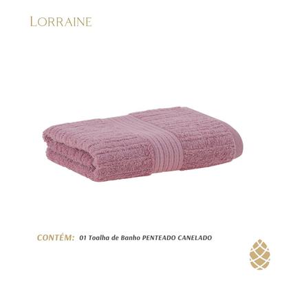 Imagem de Toalha De Banho Fio Penteado Canelado Buddemeyer 70x140cm