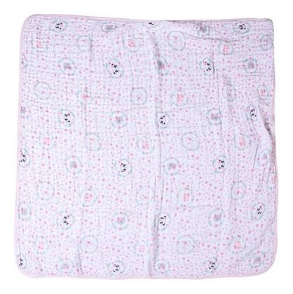 Imagem de Toalha de banho fralda soft com capuz para bebê  papi