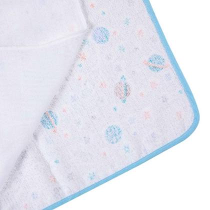 Imagem de Toalha De Banho Infantil Bebe Felpuda C/Capuz 90x70 Menino E Menina