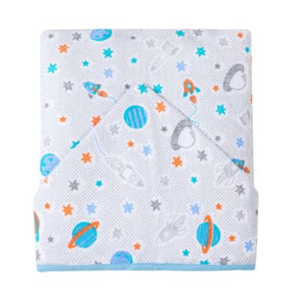 Imagem de Toalha De Banho Infantil Bebe Felpuda C/Capuz 90x70 Menino