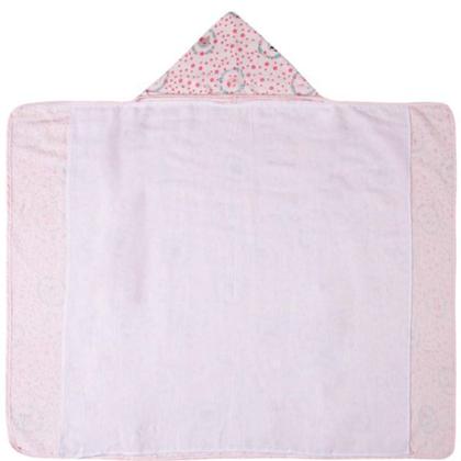 Imagem de Toalha De Banho Infantil Bebe Felpuda C/Capuz 90x70 Menino