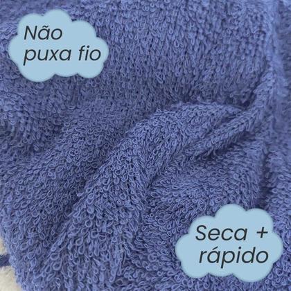 Imagem de Toalha de Banho Infantil Menino e Menina Com Capuz Felpuda Algodão Lepper