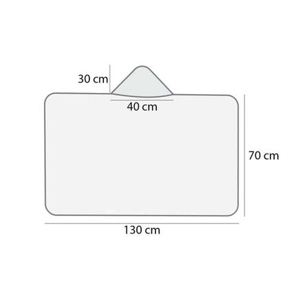 Imagem de Toalha de Banho Infantil Menino e Menina Com Capuz Felpuda Algodão Lepper