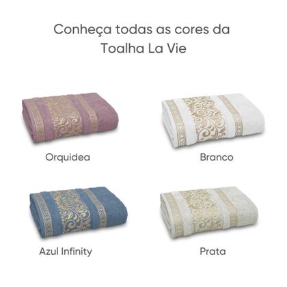 Imagem de Toalha de Banho Modelo La Vie - 450g/m - Macia