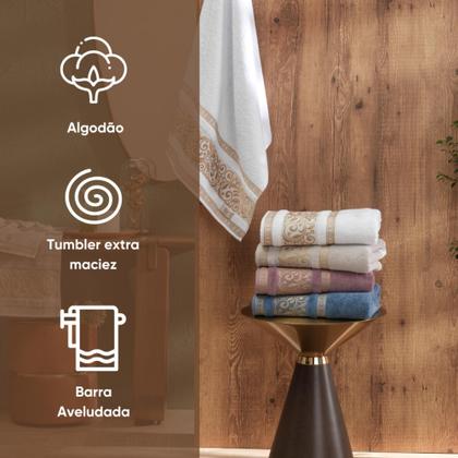 Imagem de Toalha de Banho Modelo La Vie - 450g/m - Macia