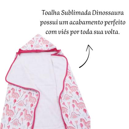 Imagem de Toalha De Banho Para Bebe Estampada Com Capuz Menino Menina