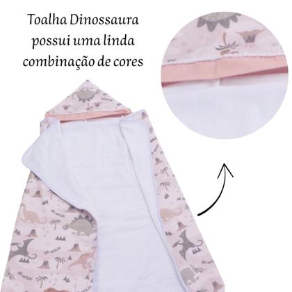 Imagem de Toalha De Banho Para Bebe Estampada Com Capuz Menino Menina