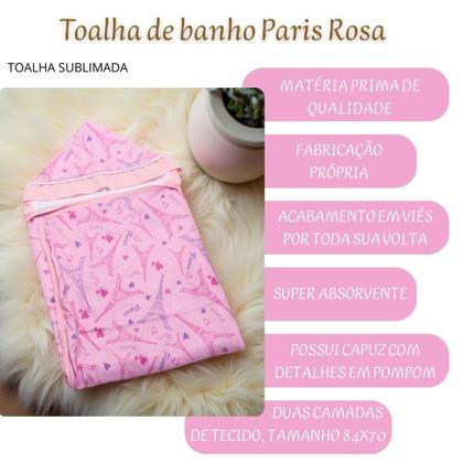 Imagem de Toalha De Banho Para Bebe Estampada Com Capuz Menino Menina