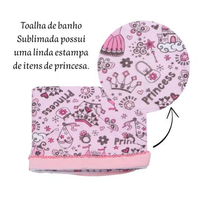 Imagem de Toalha De Banho Para Bebe Estampada Com Capuz Menino Menina