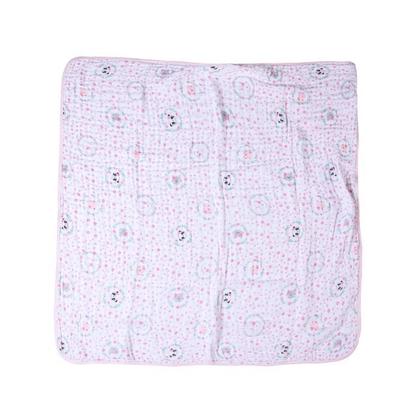 Imagem de Toalha De Banho para Bebê Fralda Soft Especial Capuz Papi Amiguinhas Rosa