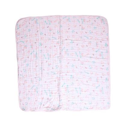 Imagem de Toalha De Banho para Bebê Fralda Soft Especial Capuz Papi Borboletas Rosa