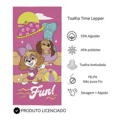 Imagem de Toalha De Banho Personagens Infantil 70x140 Lepper