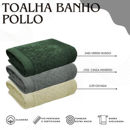 Imagem de Toalha de Banho Pollo  Alta Gramatura e Design Aveludado para Seu Banheiro