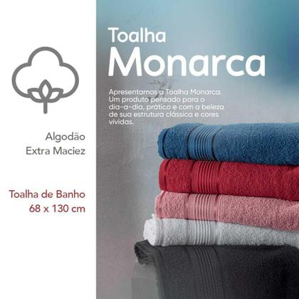 Imagem de Toalha de Banho Preta Monarca Leve Macia 130x68cm - APPEL