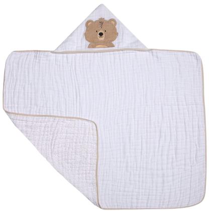 Imagem de Toalha de banho soft bebê 100% algodão papi 1923