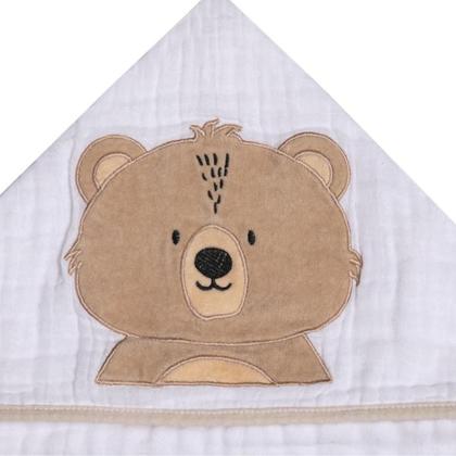 Imagem de Toalha de banho soft bebê 100% algodão papi 1923