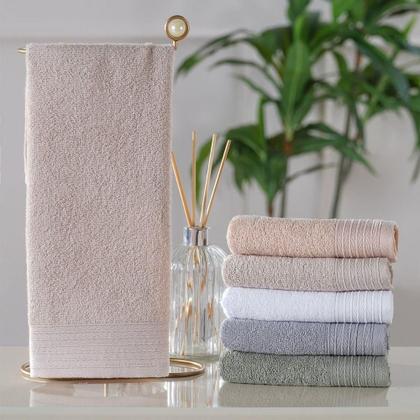 Imagem de Toalha De Lavabo Glamour 100% Algodão 30x50cm Pergaminho