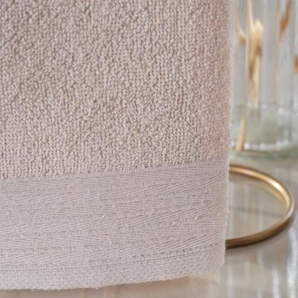 Imagem de Toalha De Lavabo Glamour 100% Algodão 30x50cm Pergaminho