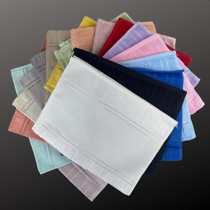 Imagem de Toalha de Lavabo Social Banheiro Toque Aveludado Macia Grossa