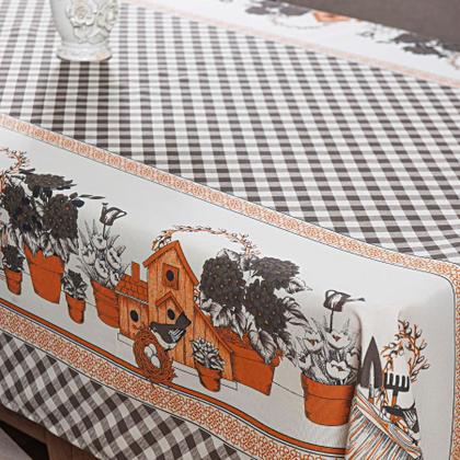 Imagem de Toalha De Mesa 06 Lugares 2,00m X 1,45m Oxford Estampado