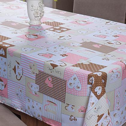 Imagem de Toalha De Mesa 14 Lugares 4,00m X 1,45m Oxford Estampado