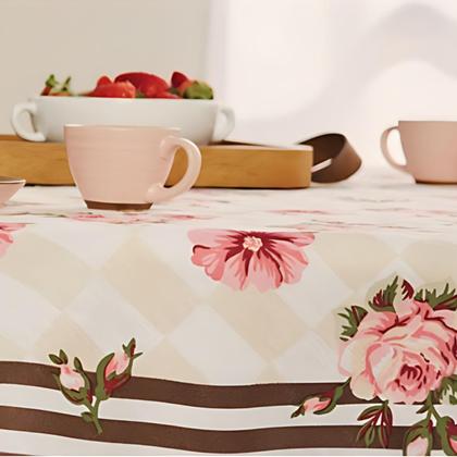 Imagem de Toalha de Mesa 4 Lugares POP Quadrada Lepper 140x140cm 