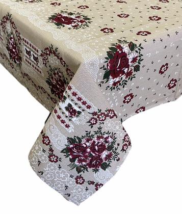 Imagem de Toalha de Mesa 4 Lugares Quadrada 1,45 x 1,45 Tecido Linhão Estampado com Bainha