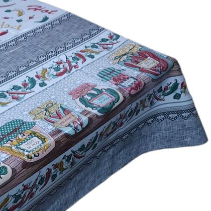 Imagem de Toalha de mesa 4 lugares toalha impermeável  estampa toalha de plástico PVC