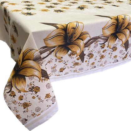 Imagem de Toalha De Mesa 6 Cadeiras Retangular 2,10 X 1,45 Linhão Opções Estampas