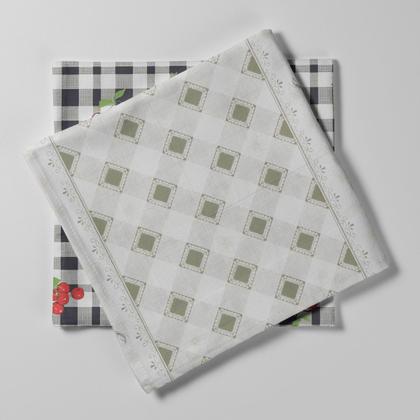 Imagem de Toalha De Mesa 6 Cadeiras Retangular Rústica 1,40m x 2,10m Estampadas