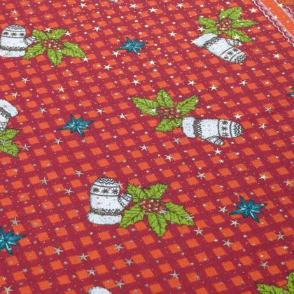 Imagem de Toalha de Mesa 6 Lugares 2,00x1,45m TTecido Oxford com Bainha Natal Estampa 2