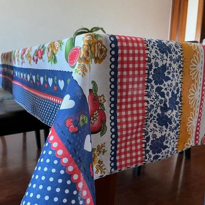 Imagem de Toalha De Mesa 6 Lugares Retangular 6 Cadeiras 2,15m X 1,45m