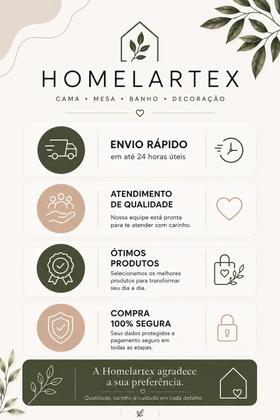 Imagem de Toalha De Mesa 6 Lugares Retangular Rústica Luxo 1,40x2,10m