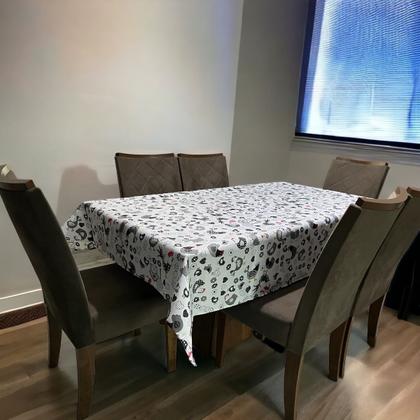 Imagem de Toalha De Mesa 6 Lugares Retangular Várias Estampa 1,40x2,10