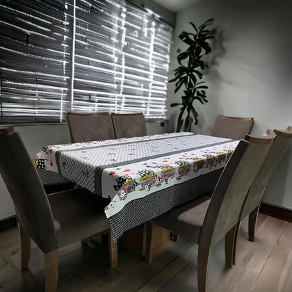 Imagem de Toalha De Mesa 6 Lugares Retangular Várias Estampa 1,40x2,10