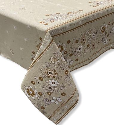 Imagem de Toalha de Mesa 6 Lugares Tecido Linhão Grosso 2,10x1,40 Estampada