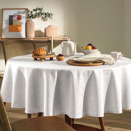 Imagem de Toalha de Mesa 8 Lug. Karsten Sempre Limpa Delicata Branco