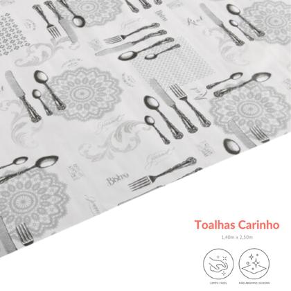 Imagem de Toalha De Mesa 8 Lugares Cadeiras Para Festa Buffet Eventos Retangular