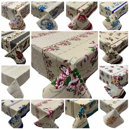 Imagem de Toalha de Mesa 8 Lugares Kit com 3 Peças 2,50x1,45 Sortidas