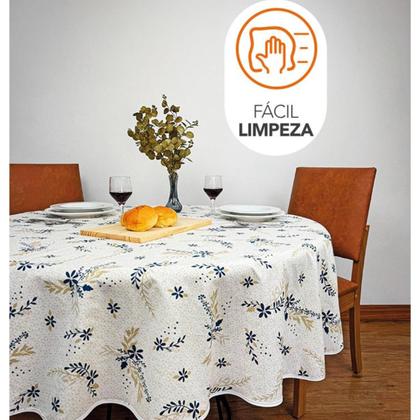 Imagem de Toalha De Mesa 8 Lugares Retangular Lepper 2,70x1,50m Riviera