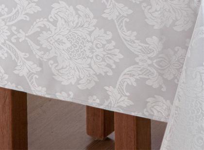 Imagem de Toalha De Mesa 8 Lugares Retangular Nobre Jacquard 1,60x2,60m