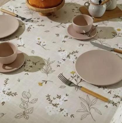 Imagem de Toalha de Mesa Athenas Estampado 1,40M X 1,40M - 4 Lugares