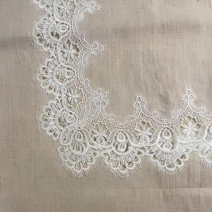 Imagem de Toalha de Mesa Bordada Linho Istambul 6 Lugares 2,20X1,50 m Jolitex