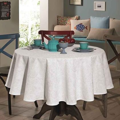 Imagem de Toalha de Mesa Clean Athenas Dohler Redonda 4 Lugares 160x160cm