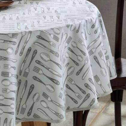 Imagem de Toalha de Mesa Clean Athenas Dohler Redonda 4 Lugares 160x160cm